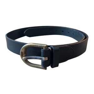 Vintage COACH Men's Leather Belt Brass Buckle SZ 38"